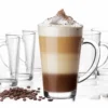 Latte Macchiato Gläser Mit Griff Aus Glas Set (6-Teilig) 270ml (max. 350ml) Kaffeegläser -Küchenbedarf Laden 9664205c5a046d0e1943b5e89d9bb3f1