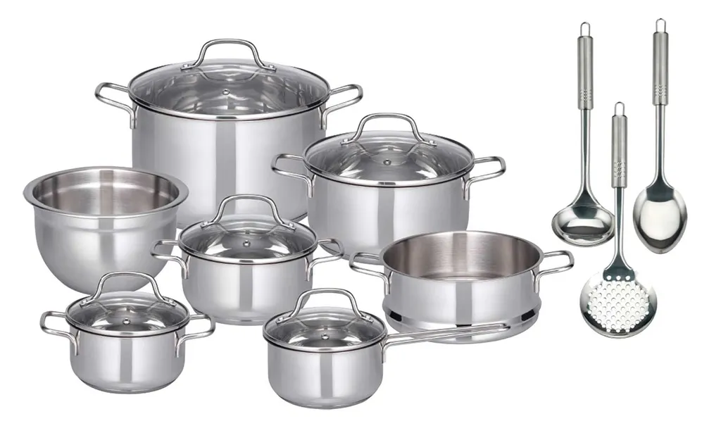 Topfset - Edelstahl Topfset - Edelstahl -Küchenbedarf Laden 96a75cb0466111ef1488600bc5810aa5