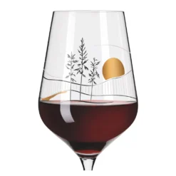 Herzkristall Rotweinglas #8 Von Christine Kordes -Küchenbedarf Laden 9855f15b7226082537506ae591980196