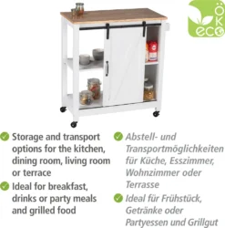 Wenko Küchenwagen Landhaus -Küchenbedarf Laden 98b3320b833e5221bf7605490be2cc42