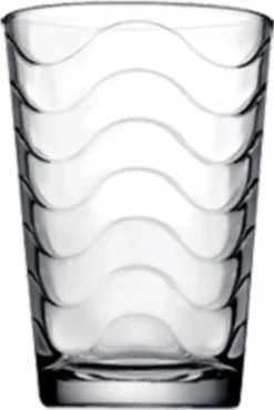 Pasabahce 52644 6-Teilig Wassergläser Glas 200 Ml Trinkglas Mit Glassaft Glas Tumbler