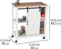 Wenko Küchenwagen Landhaus -Küchenbedarf Laden 9be3be651479836ec50f5045d94303da