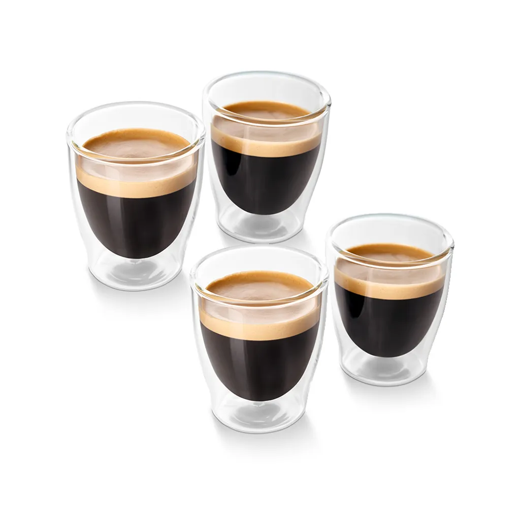 Tchibo 4er Espresso Gläser, Doppelwandig, Modernes Design, heiß und kalt Tchibo 4er Espresso Gläser, Doppelwandig, Modernes Design, Heiß Und Kalt -Küchenbedarf Laden 9d81947f44f109f1de7f604fb531b0ac