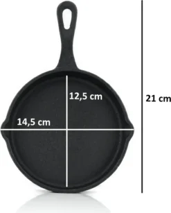 BBQ-Toro Gusseisen Grillpfännchen (6-er Set) | Ø 12,5 Cm | Bereits Eingebrannt -Küchenbedarf Laden 9dffc339352bd6748aa21b61b0d3d8af