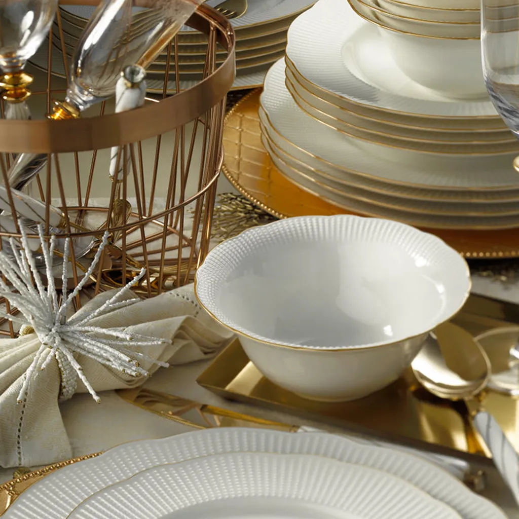 Kütahya Porselen Ilay 24 Teile Porzellan Geschirr Set Gold BNILY24Y2520 Kütahya Porselen Ilay 24 Teile Porzellan Geschirr Set Gold BNILY24Y2520 -Küchenbedarf Laden a3ce10c56f537652d712ad91c7182342