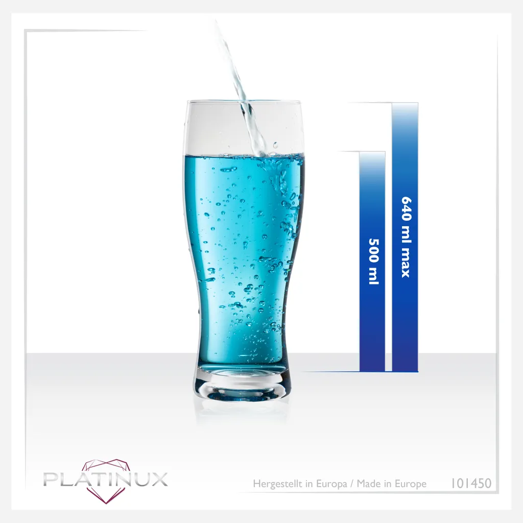 Biergläser 500ml (max. 640ml) Set 6-Teilig Bierseidel Weizengläser 0,5L Glas Biergläser 500ml (max. 640ml) Set 6-Teilig Bierseidel Weizengläser 0,5L Glas -Küchenbedarf Laden a466c10a3aab2fc35de0dd250140fa66