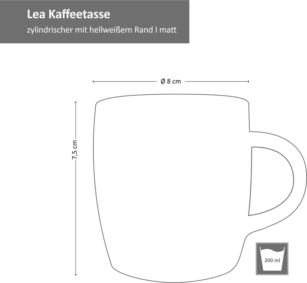 18tlg. Kaffeeservice Lea 6 Personen Kuchenteller Kaffee-Tasse Weiß Steingut 18tlg. Kaffeeservice Lea 6 Personen Kuchenteller Kaffee-Tasse Weiß Steingut -Küchenbedarf Laden a46c29a9423707ec54daf1797581c980