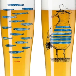 Brauchzeit Weizenbierglas-Set #13, #14 Von Daniela Garreton -Küchenbedarf Laden a50c0ea38ce638c8121b896e6f3cdc62