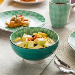 Vancasso Tafelservice Porzellan, Tulip Elegantes Geschirrset, 48 Teilig Kombiservice Mit Speiseteller, Dessertteller, Müslischalen Und Kaffeebecher Für 12 Personen -Küchenbedarf Laden a5e0594391fa36e37ea8e0167af48640