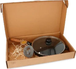 Gusspfanne Ø 24 Cm Mit DECKEL Bratpfanne Gusseisen MAYSTERNYA IRON WOOD -Küchenbedarf Laden a61f7a08a74709730237e215ac2d5901