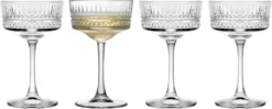 Pasabahce ELYSIA 440436 Champaign Glas Dessertglas 260 Ml 4er Set Gläser-Set