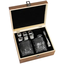 Whisky Geschenk-Set Mit 2 Gläsern, Eiswürfeln Aus Edelstahl, Zange, Samtbeutel In Einer Schönen Holzbox 6 Whisky Geschenk-Set Mit 2 Gläsern, Eiswürfeln Aus Edelstahl, Zange, Samtbeutel In Einer Schönen Holzbox -Küchenbedarf Laden a7370374f663eab5310c55346d82fcaa