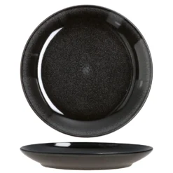 18tlg. Kaffeeservice Reactive Glaze Grey Black Steingut Teller Tasse Schwarz -Küchenbedarf Laden a742258ddb0ff46e43a92836b4ceb73a