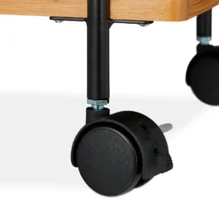 Relaxdays Servierwagen Bambus Schwarz Mit 2 Etagen -Küchenbedarf Laden a78cb7a3e82df791c2507563dfb51a19