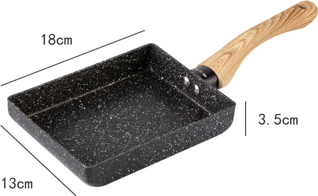 Artcome Japanische Omelettpfanne, Tamagoyaki, Eierpfanne, rechteckige Mini-Bratpfanne mit Silikonspatel und Bürste, schwarze Platte (schwarz) Artcome Japanische Omelettpfanne, Tamagoyaki, Eierpfanne, Rechteckige Mini-Bratpfanne Mit Silikonspatel Und Bürste, Schwarze Platte (schwarz) -Küchenbedarf Laden a84ffd3f424faeaa938d43d80a17940e 1