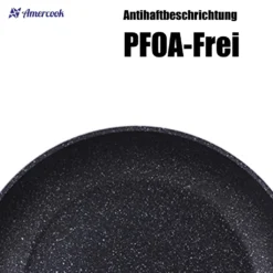 AMERCOOK Brittany Bratpfanne 20 Cm - Universal-Pfanne Mit Aluminiumkern Bratpfanne - Für Alle Herdarten Zum Braten, Kochen Und Schmoren Induktionsgeeignet Bratpfanne Antihaft-beschichtet -Küchenbedarf Laden a935b8f7fe50127e49ef7acbfa57c4c4