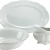 CreaTable 16029 Serviergeschirr Maria Theresia Für 1 Personen, Porzellan, Weiß (1 Set, 3-teilig) -Küchenbedarf Laden a9400ac11a65ccd5909450752a5eb72c