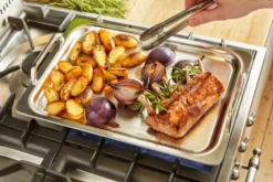 Demeyere Teppanyaki 40850-956-0 Bratpfanne, Edelstahl, Induktionsherd-geeignet -Küchenbedarf Laden a96694bdb43cbeca34f92cd5b7b5cba4