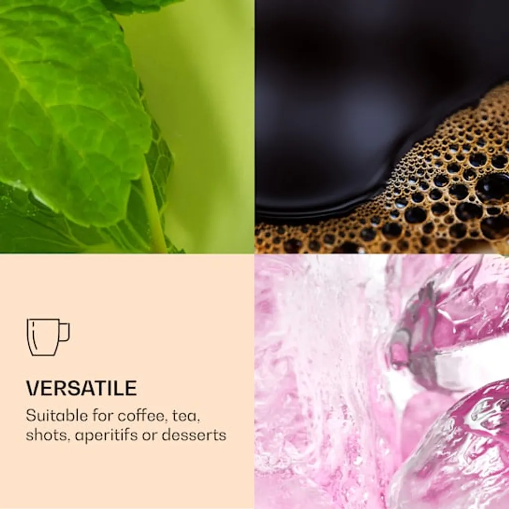 DUOS 6X 410ml Jumbo doppelwandige Thermo-Gläser + 6X Edelstahl-LÖFFEL, für Latte Macchiato, Cocktails, Vorspeisen by Feelino DUOS 6X 410ml Jumbo Doppelwandige Thermo-Gläser + 6X Edelstahl-LÖFFEL, Für Latte Macchiato, Cocktails, Vorspeisen By Feelino -Küchenbedarf Laden aa021545678e5119aee38d7c0fb03b8d