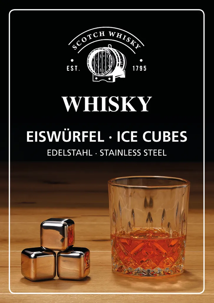 Whisky Geschenk-Set mit 2 Gläsern, Eiswürfeln aus Edelstahl, Zange, Samtbeutel in einer schönen Holzbox Whisky Geschenk-Set Mit 2 Gläsern, Eiswürfeln Aus Edelstahl, Zange, Samtbeutel In Einer Schönen Holzbox -Küchenbedarf Laden ab9e349eb0ac8f344c2cdd83d17f1d30