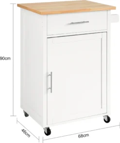 SoBuy FKW102-WN Küchenwagen Mit Arbeitsplatte Servierwagen Beistellwagen Rollwagen Getränkewagen Fürs Büro BHT Ca.: 68x90x46cm 6 SoBuy FKW102-WN Küchenwagen Mit Arbeitsplatte Servierwagen Beistellwagen Rollwagen Getränkewagen Fürs Büro BHT Ca.: 68x90x46cm -Küchenbedarf Laden adec0a592d8f69e12f1ad3d84366a7f3