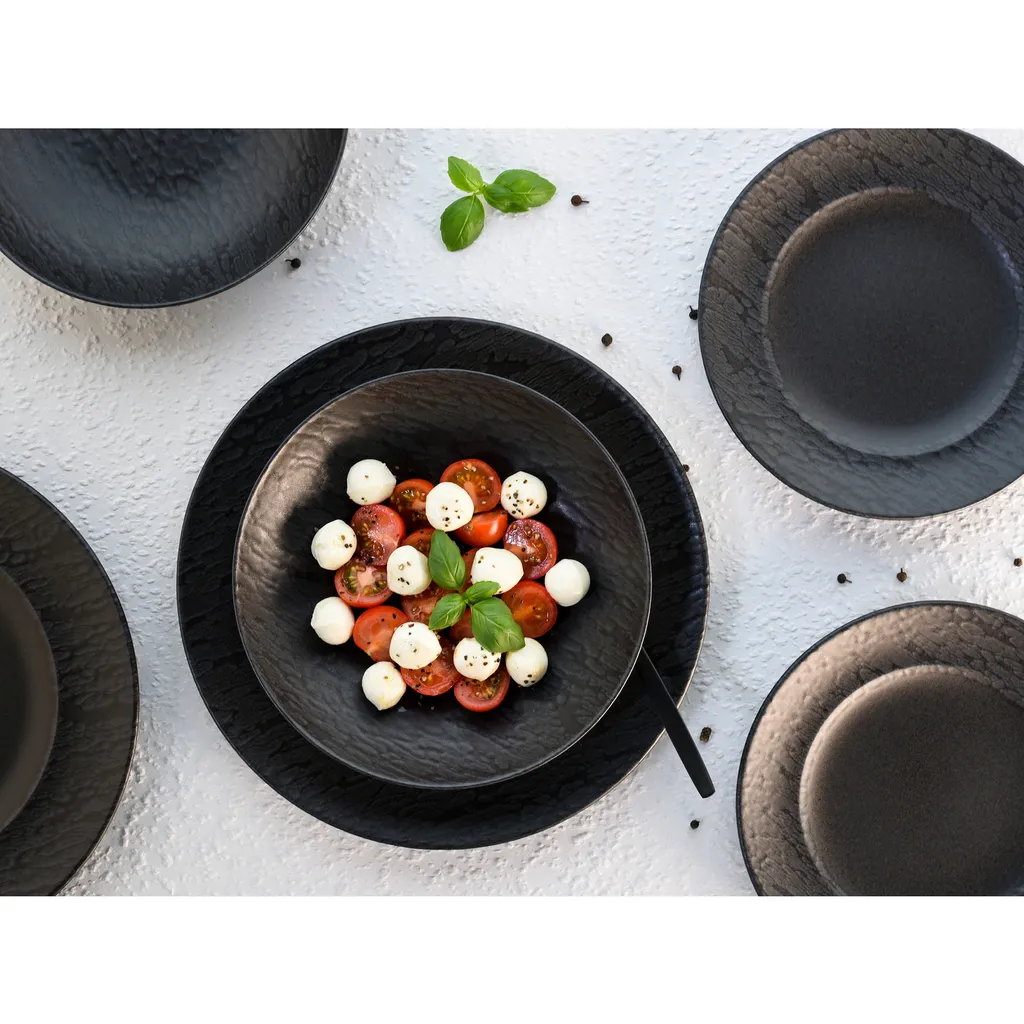 CreaTable 33320 Tafelservice Rondo Schiefer für 6 Personen, Steinzeug, schwarz (1 Set, 12-teilig) CreaTable 33320 Tafelservice Rondo Schiefer Für 6 Personen, Steinzeug, Schwarz (1 Set, 12-teilig) -Küchenbedarf Laden adf9345cdee657cff85fb35757bafbc5