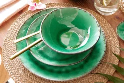 Sänger SÄNGER Steingut Geschirrset Palm Beach, Tafelservice & Servierplatten Set 23 Teilig Für 4 Personen -Küchenbedarf Laden ae6a8c8f36321f995159b0777ca5c71e