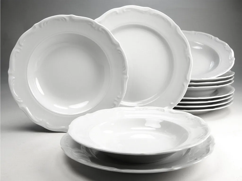 CreaTable 16137 Tafelservice Maria Theresia für 6 Personen, Porzellan, weiß (1 Set, 12-teilig) CreaTable 16137 Tafelservice Maria Theresia Für 6 Personen, Porzellan, Weiß (1 Set, 12-teilig) -Küchenbedarf Laden ae7ddb23f3cc40a9cbd14856f1d29330