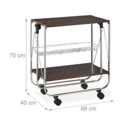 Relaxdays Klappbarer Servierwagen 5 Relaxdays Klappbarer Servierwagen -Küchenbedarf Laden af6e66dbfe1d164d308eb27a6d09a142