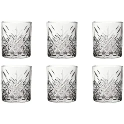 Pasabahce 52790 Whisky Glas Tumbler Timeless Im Kristall-Design, Höhe 9,6 Cm, 345 Ml, 4 Stück, Retro-Design -Küchenbedarf Laden b0520f106aab44e256b6bad69564ac80
