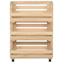 VidaXL Gemüsewagen 57x30x80 Cm Massivholz Kiefer -Küchenbedarf Laden b1ae57bcfd8ad852a17832176c67095a