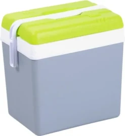 EDA Kühlbox 24 Liter Grau / Grün 1092-20 -Küchenbedarf Laden b1b6165612caf37843a92fe01be92a13