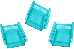 GOURMETmaxx Klemm-Schublade Für Kühlschrank, 3er-Set Schublade Klemm Kühlschrank GOURMETmaxx Zusatzfach Gemüsefach 3er-Set Ordnung -Küchenbedarf Laden b264cdc4e3cbf230cb22992200096b53