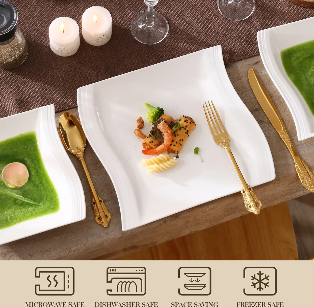 MALACASA, Serie Flora, 18 Tlg . Set Cremeweiß Porzellan Kaffeeservice Geschirrset mit je 6 Kuchenteller, 6 Tasse 220ml, 6 Untertasse für 6 Personen MALACASA, Serie Flora, 18 Tlg . Set Cremeweiß Porzellan Kaffeeservice Geschirrset Mit Je 6 Kuchenteller, 6 Tasse 220ml, 6 Untertasse Für 6 Personen -Küchenbedarf Laden b3b2b99cd45d8f578676a947155df92b