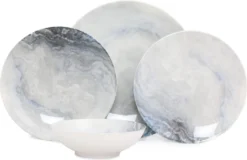 Hermia Concept, Erika,(24 Stücke), Abendessen , Mehrfarbig, 100% Porzellan -Küchenbedarf Laden b5cb6645cb4bfd2946828a79440fa815