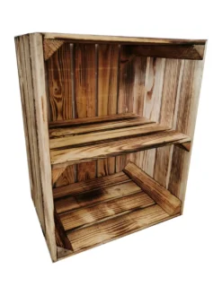 Holzkisten Obstkisten Set 50 X 40 X 30cm Geflammt Ablage Kurz 6 X Regalkiste -Küchenbedarf Laden b9aa6523b20e6219ba99f41abf2a8f78