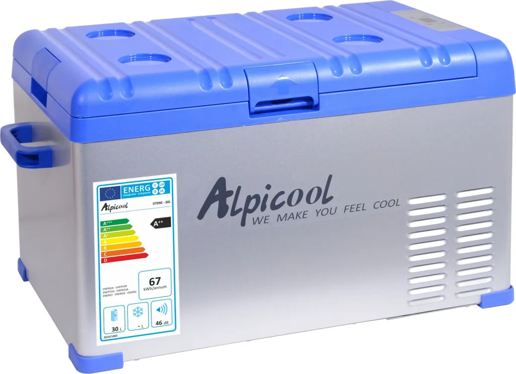 Compass 07090 - Kühlbox ALPICOOL mit Kompressor 30l 230/24/12V -20°C BLAU Compass 07090 - Kühlbox ALPICOOL Mit Kompressor 30l 230/24/12V -20°C BLAU -Küchenbedarf Laden bad150abd2cdbe2fcf707a5da72905e5