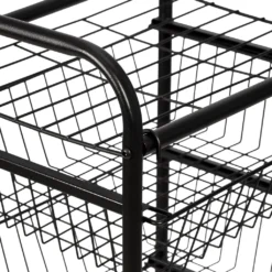 Küchenwagen ’Rudbjerg’ Mit 4 Gitterkörben Metall Schwarz -Küchenbedarf Laden bb3c567443d9ec0baf7228508ecd437d