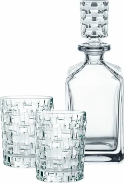 Nachtmann Bossa Nova Whiskyset 3 Teilig Kristallglas 101095 -Küchenbedarf Laden bc880a9dbb355000649c790f0166aefe