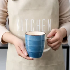 Vancasso Bella Steinzeug Kombiservice, 16 Teilig Geschirrset Für 4 Personen, Mit Je 4 Dessertteller, Speiseteller, Müslischalen, Kaffeebecher, Blau -Küchenbedarf Laden bcaa5b7808ee7cbeb5e7df764aae9fff