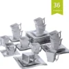 MALACASA, Serie Flora, 36 Tlg. Marmor Porzellan Kaffeeservice Geschirrset Mit 12 Kuchenteller, 12 Tasse 220ml, 12 Untertasse Für 12 Personen 1 MALACASA, Serie Flora, 36 Tlg. Marmor Porzellan Kaffeeservice Geschirrset Mit 12 Kuchenteller, 12 Tasse 220ml, 12 Untertasse Für 12 Personen -Küchenbedarf Laden bd42e278a505684876e09aa6270ab52d