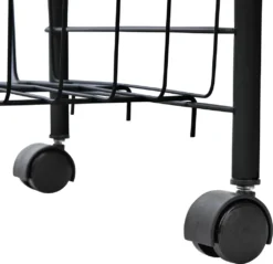 ONVAYA® Beistellwagen Susi Mit 4 Körben | Schwarz | 39x26x76 Cm | Rollwagen | Küchenwagen | Wagen | Metall | Regal | Bad | Servierwagen | Haushaltswagen | Allzweckwagen | Küchentrolley -Küchenbedarf Laden bda47c6a8527c56cd2369ce8ff9207eb