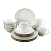 CreaTable 20317 Kombiservice Vintage Nature Für 4 Personen, Porzellan, Weiß (1 Set, 16-teilig) -Küchenbedarf Laden bde1c3133844b7b049e86ba055271d1b
