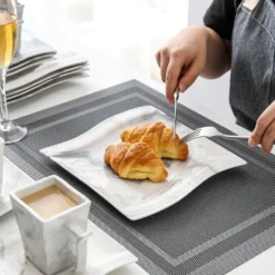 MALACASA, Serie Flora, 36 Tlg. Marmor Porzellan Kaffeeservice Geschirrset Mit 12 Kuchenteller, 12 Tasse 220ml, 12 Untertasse Für 12 Personen -Küchenbedarf Laden be9e15e16d55a52d6dd10e6a2489ddb1