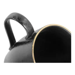 CreaTable 22699 Kombiservice Industrial Gold BLACK Für 4 Personen, Steinzeug, Schwarz (1 Set, 16-teilig) -Küchenbedarf Laden bf18df31e9ed0437f4b7b1767caa29d5