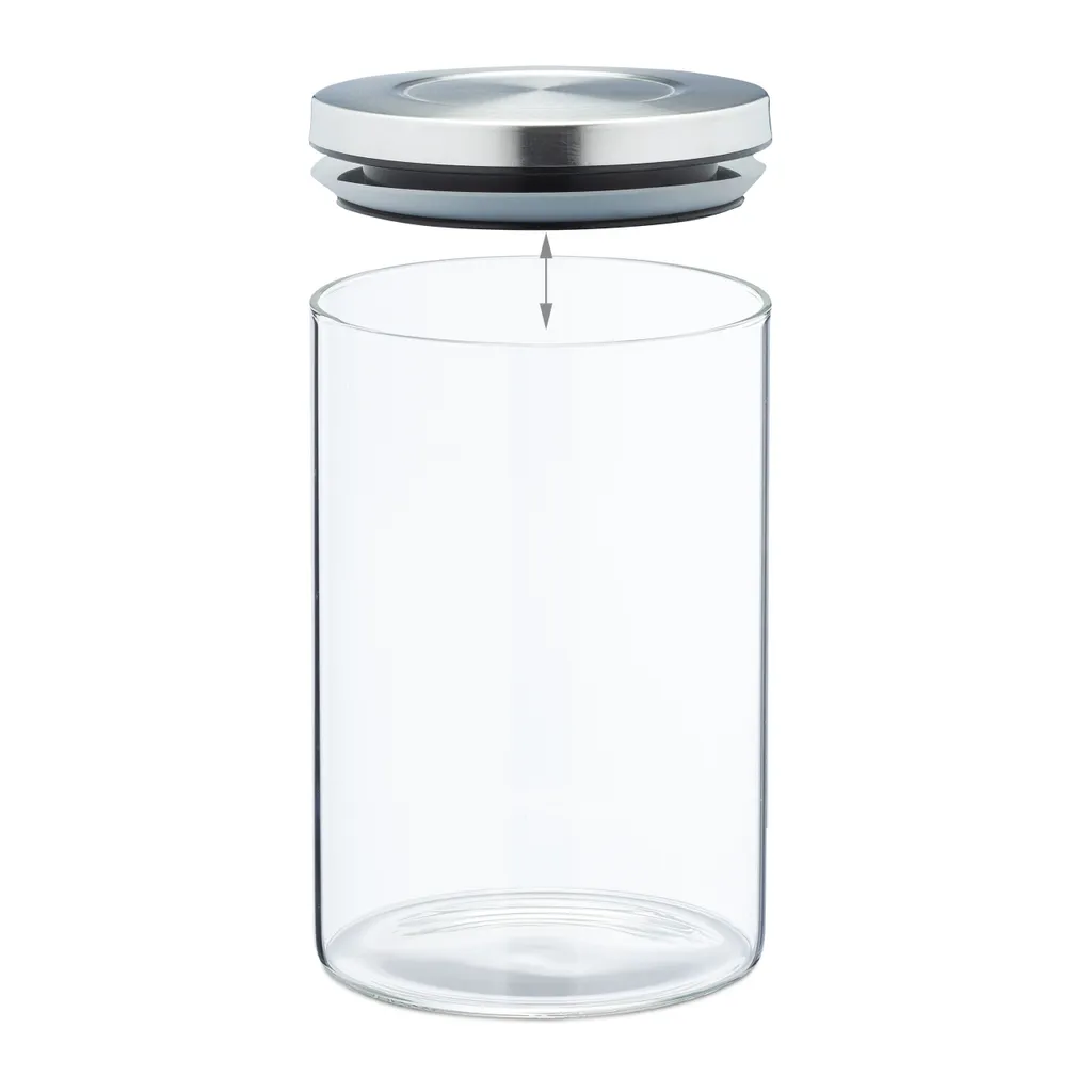 relaxdays 3er Set Vorratsgläser 800 ml Relaxdays 3er Set Vorratsgläser 800 Ml -Küchenbedarf Laden c053543266913818dc688412048c6265