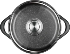 Smile - 10-teiliges Kochgeschirr-Set - Antihaftbeschichtung - Schwarz ,MGK-17 -Küchenbedarf Laden c058df506b38e329e3a62cb4b13bb4a7