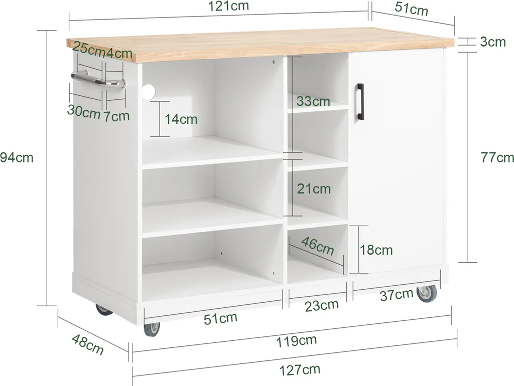 SoBuy FKW105-WN Design Küchenwagen mit Arbeitsplatte Kücheninsel Küchenschrank Rollwagen Mikrowellenschrank Weiß-Natur BHT ca.: 127x94x51cm SoBuy FKW105-WN Design Küchenwagen Mit Arbeitsplatte Kücheninsel Küchenschrank Rollwagen Mikrowellenschrank Weiß-Natur BHT Ca.: 127x94x51cm -Küchenbedarf Laden c27d32fe7160c81263be7b6cade17e97