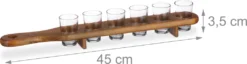 Relaxdays Schnapsbrett Holz Mit 6 Gläsern 5 Relaxdays Schnapsbrett Holz Mit 6 Gläsern -Küchenbedarf Laden c29ecc06eea611b072faba2aebd27b27