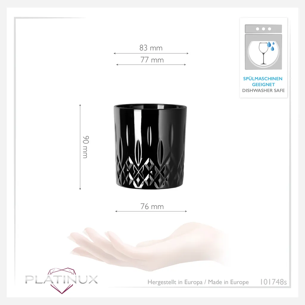 Schwarze Trinkgläser mit Diamant Muster aus Glas 250ml (max. 300ml) Gläser Whiskeygläser Schwarze Trinkgläser Mit Diamant Muster Aus Glas 250ml (max. 300ml) Gläser Whiskeygläser -Küchenbedarf Laden c380768269fc98e7c5f9b4b46d573655